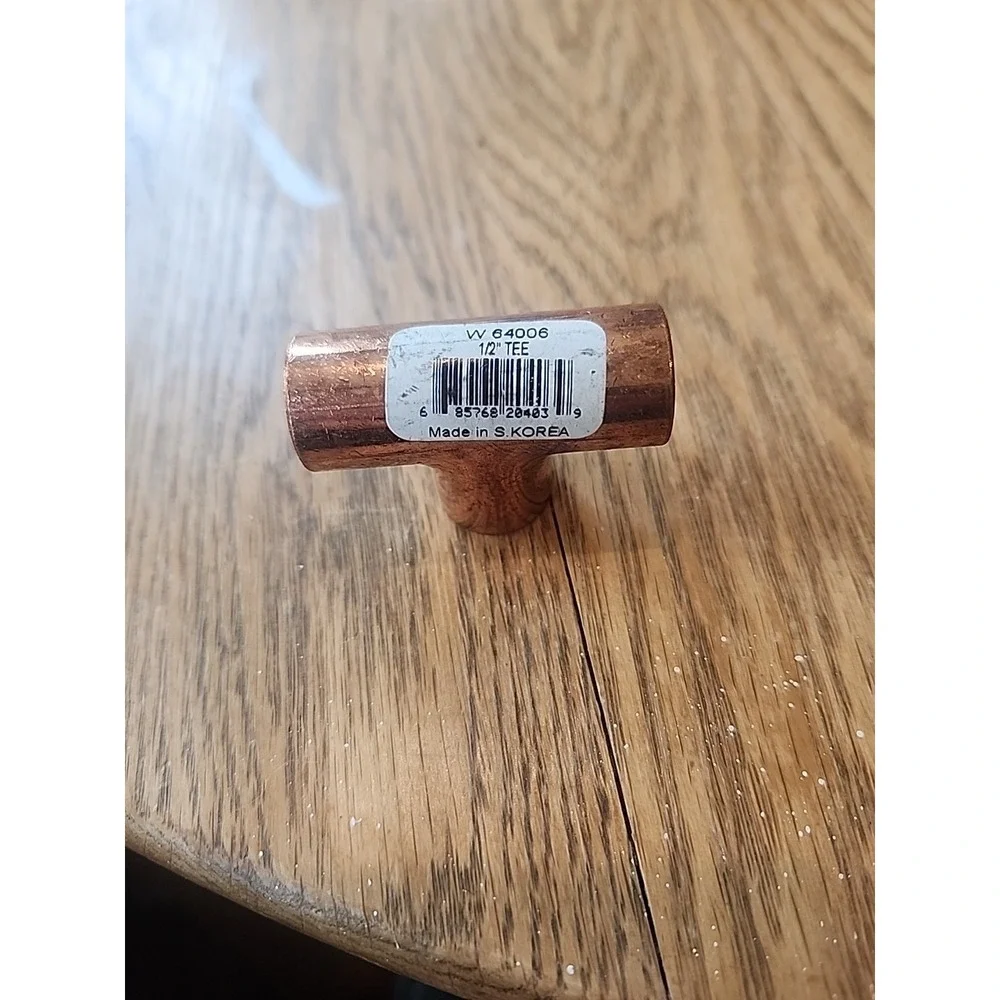 Mueller Industries Wrot Copper Tee .5